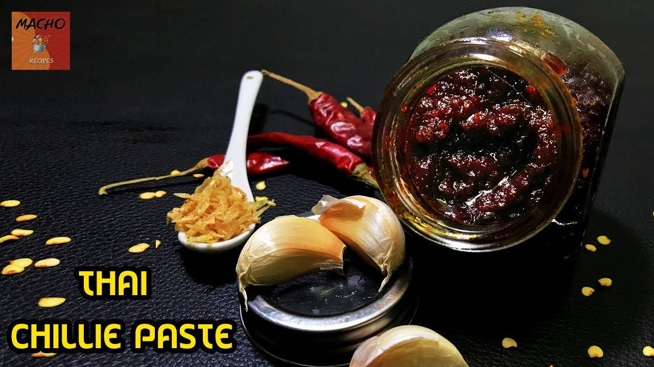 Thai Chillie Paste තායි චිලි පේස්ට් Tom Yum Paste นำ้พริกเผา