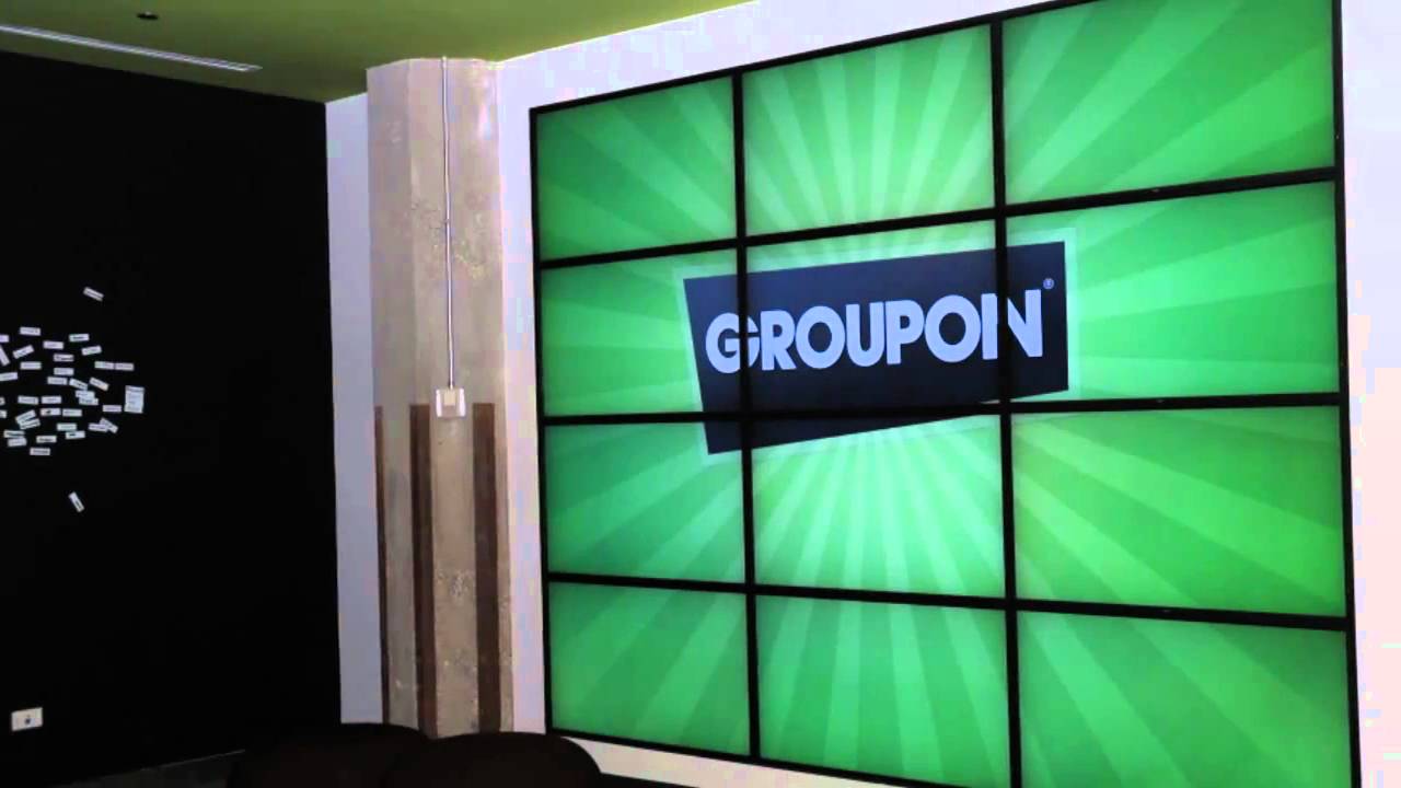 Groupon Video Wall