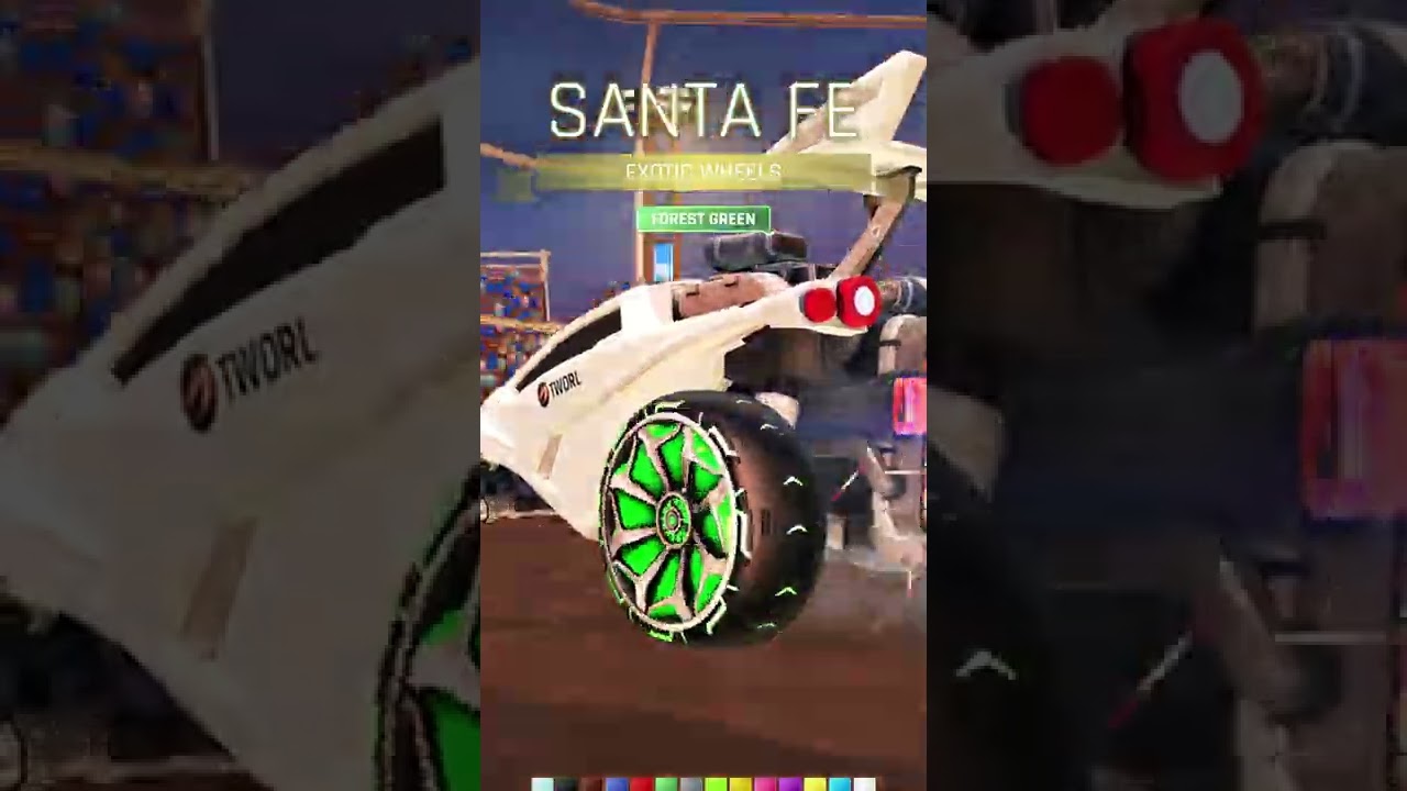 All Painted Wheels 'SANTA FE' Rocket League