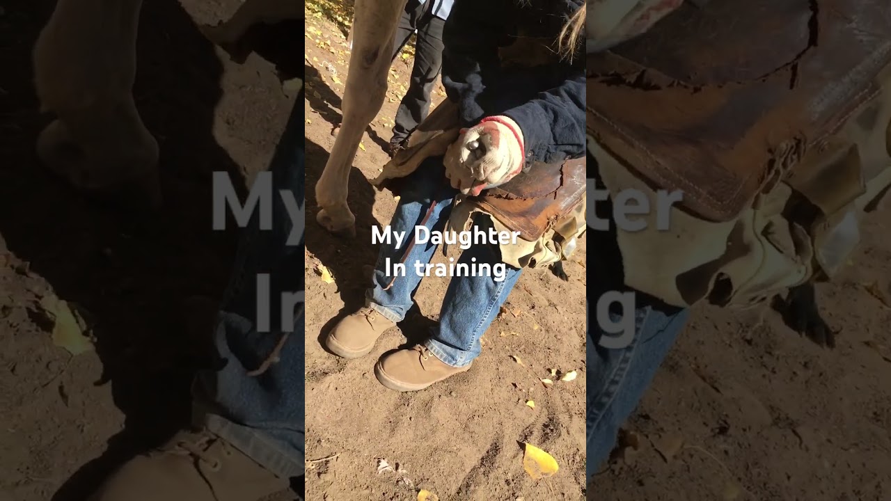 My daughter in Training, RJF