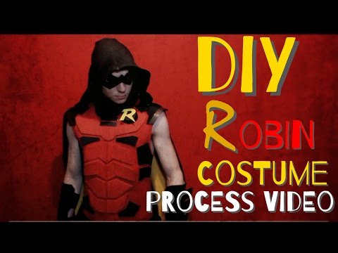 How to Make A Robin Costume Process Video