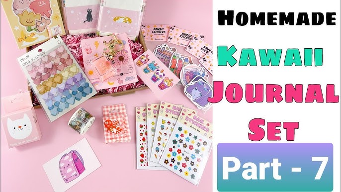 DIY Kawaii Journal Set/ how to make journal set at home / kawaii