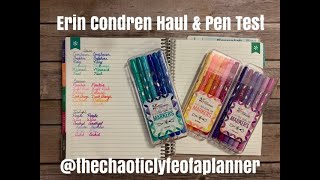 Erin Condren Haul | Pen Test