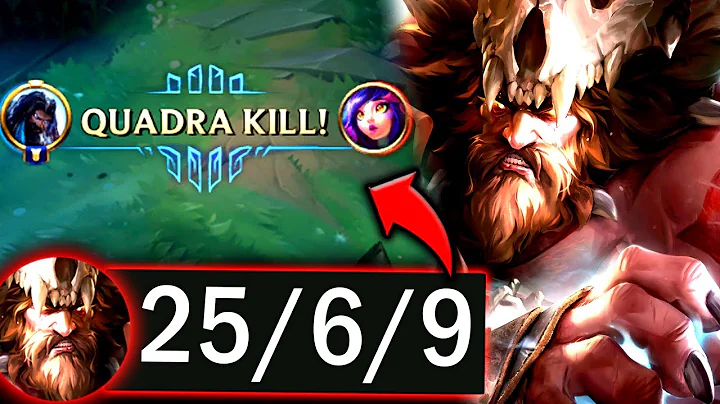 UDYR TOP BUT I 1V5 AND 100% DELETE ANYTHING I SEE (HARD GAME) - 2025 Udyr TOP Gameplay Guide