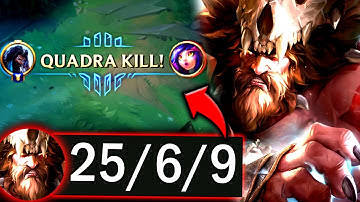 UDYR TOP BUT I 1V5 AND 100% DELETE ANYTHING I SEE (HARD GAME) - 2025 Udyr TOP Gameplay Guide