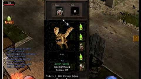 Hệ thống pet muun - cách nâng cấp pet muun Mu fcgame