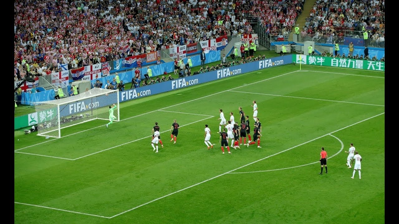 Kieran Trippier WONDERFUL FREE-KICK GOAL! Croatia 0-1 England | 11/07