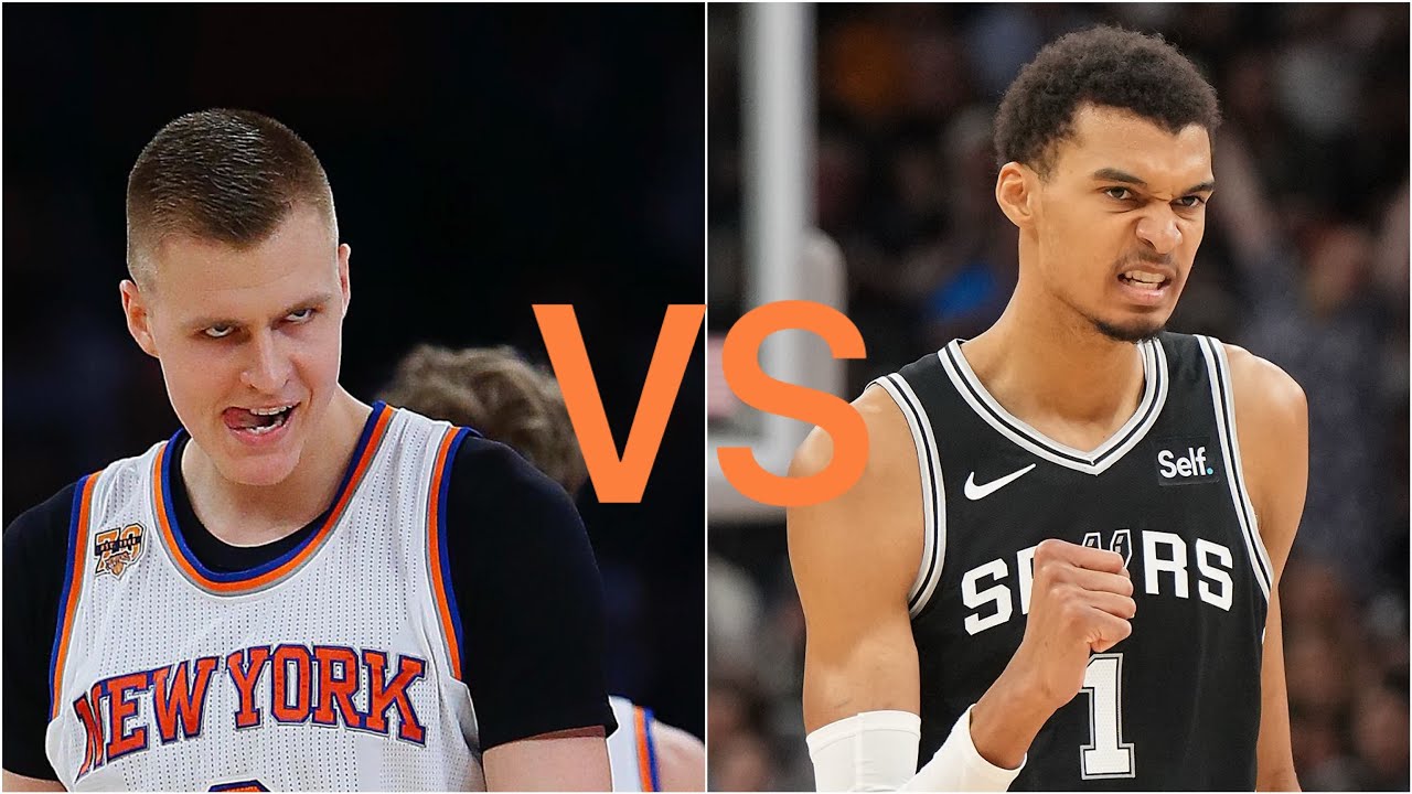 Battle of the Giants Wembanyama vs Porzingis YouTube