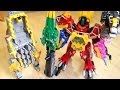 6体合体！DXギガントキョウリュウジン & ギガント砲発射形態 獣電竜No.10 ブラギガス&ギガントブラギオー レビュー！キョウリュウジャー