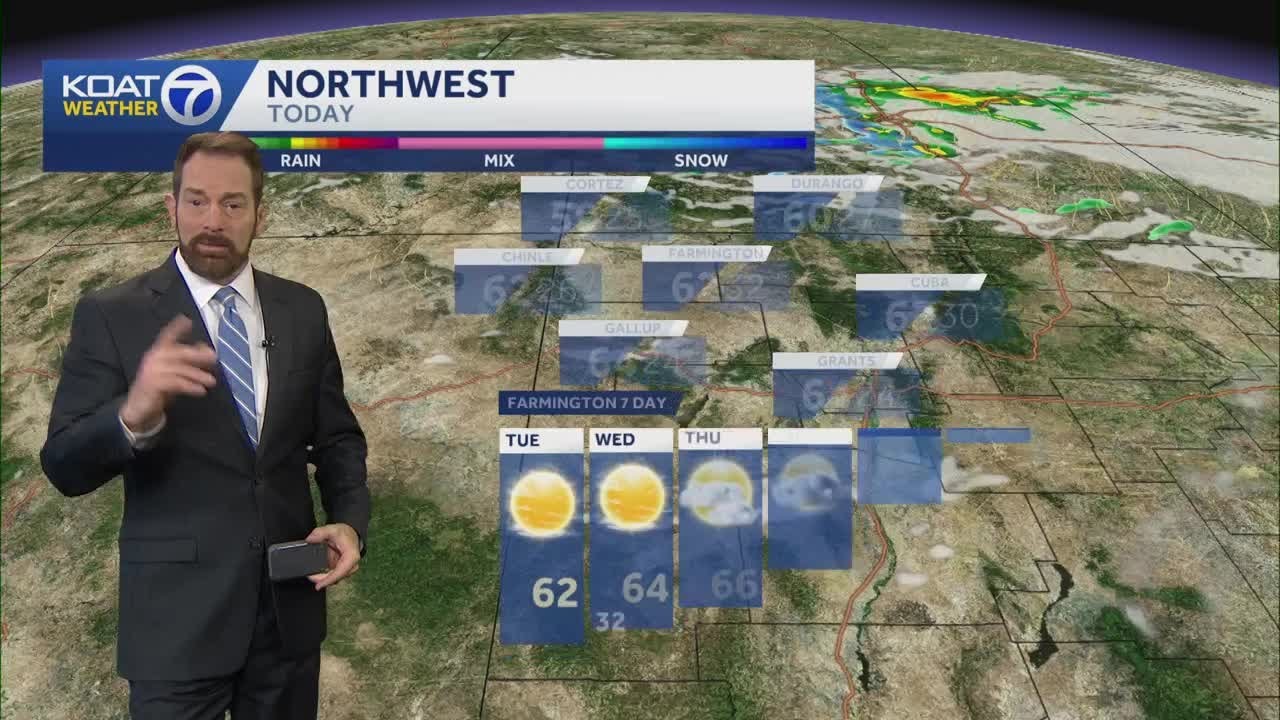 Turning down temperatures slightly, Red Flag Warnings for extreme fire danger in Eastern New Mexi...