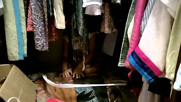 bhavya hiding in closet