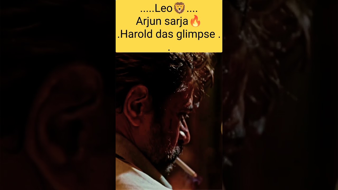 Harold Das from Leo 🦁Action King Arjun Villain Attitude 💯 LCU Status WhaTi 