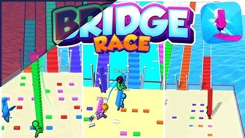 Bridge Race Gameplay Walk-through Part 2 (Level 6-10 ) Android iOS Games