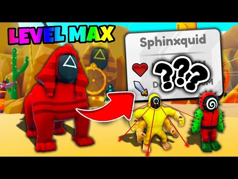 РАЗБЛОКИРОВАЛ МАКСИМАЛЬНУЮ ЭВОЛЮЦИЮ Sphinxquid В ЭВОЛЮЦИИ КАЛЬМАРА РОБЛОКС! ROBLOX Squid Evolution