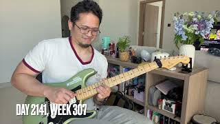 Practicing Improvisation (Neo Soul Shuffle Jam Track Dm "Early Riser") (Day 2135 - 2141, Week 307)