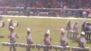 U.Va. Drumline - Half time - drum solo