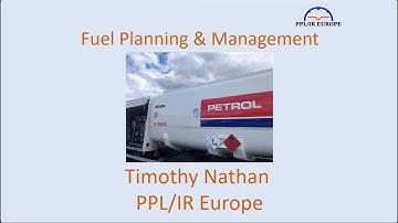 Fuel Planning and Management