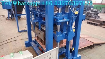 QT40 1 concrete block making machine for producing hollow block and paving block