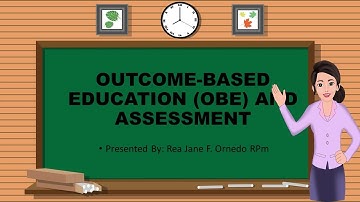 LESSON 2- OUTCOME-BASED EDUCATION (OBE)  AND ASSESSMENT