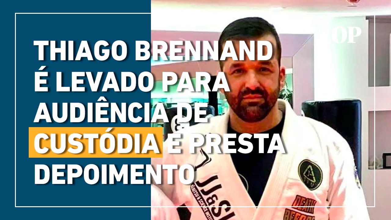 Thiago Brennand chega a fórum para audiência de custódia em São