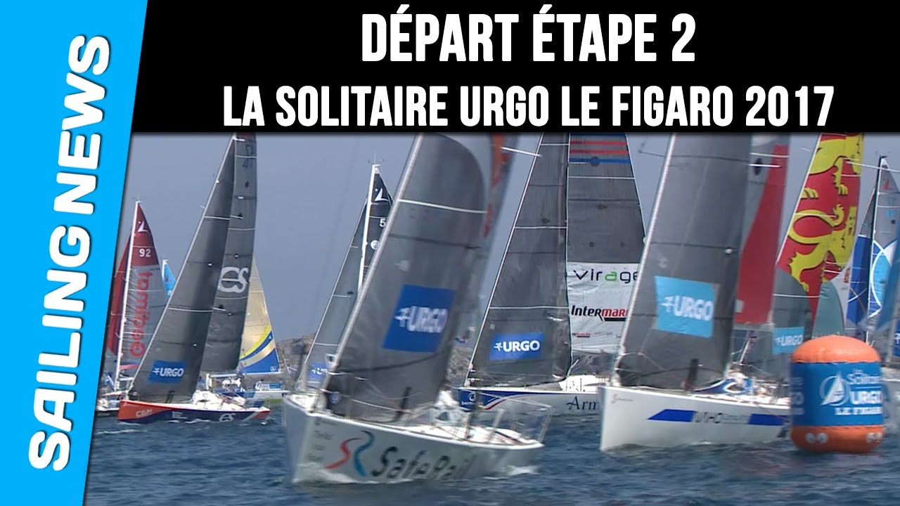 Départ 2ème étape Gijon / Concarneau  - La Solitaire Urgo Le Figaro 2017