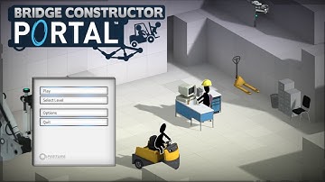 Portal Bridge Constructor MUSIC (Start Screen)