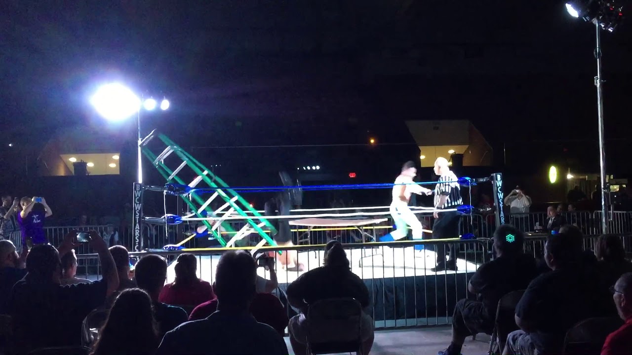 Kef Sweat falling off the ladder head first