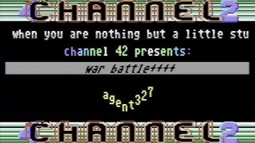C64 CRACKTRO War Battle 1989Hulk, Wraith & Fameh Channel 42 COMMODORE 64