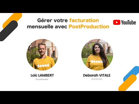 Webinar BoondManager : Gérer votre facturation mensuelle avec PostProduction