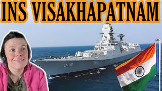 Indian Navy Destroyer INS Visakhapatnam - (US Soldier Reacts)