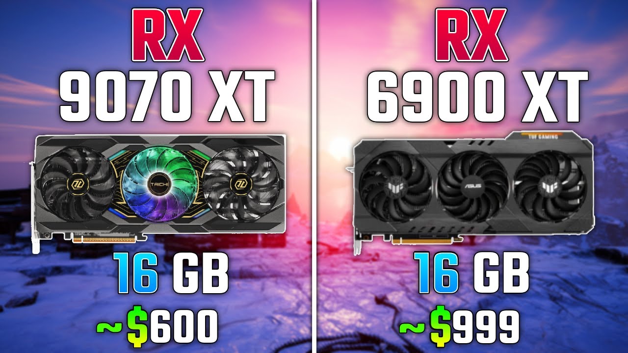 RX 9070 XT vs RX 6900 XT | Test in 7 Games