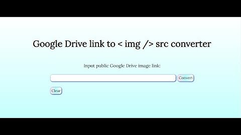 How to use Google Drive as cloud for image files in your code (2025)