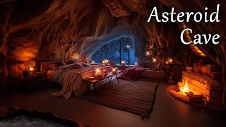 Asteroid Cave Sanctuary | Relaxing Water, Bubbles, and Space Sounds for Sleep | LIVE