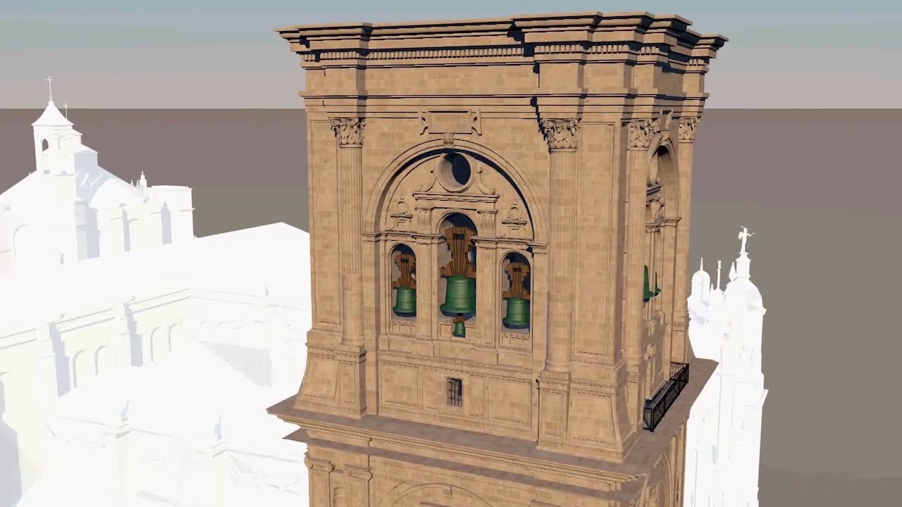 LA TORRE CAMPANARIO DE LA CATEDRAL DE GRANADA