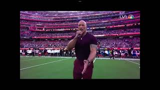 ROCK sings FACE OFF at super bowl