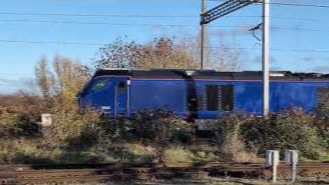 Chiltern Class 68 no: 68021 @ Didcot Parkway (0Z95) 25/11/2025.