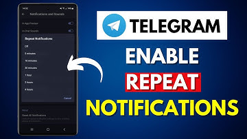 How to Enable Repeat Notifications on Telegram (Android&IOS) 2024