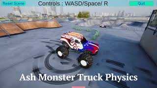 Monster Truck Physics For Unity 3D || Unity Engine