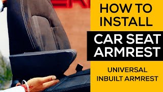 How To Install Universal Car Seat Armrest | By Rekart Ram Promaster Armrest Install