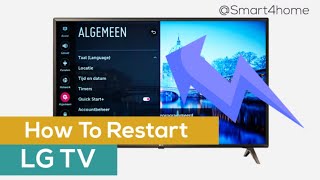 LG Smart TV: How to Restart or Reboot an LG TV? [LG Smart TV : How To Reset and Reboot] screenshot 4