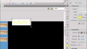 Flash CS4 Navigate Part 1 "Using gotoAndStop AS2"