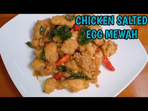 RESEP CHICKEN SALTED EGG - Ayam Telur Asin Enak&Gambang Banget !