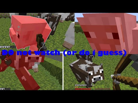 I Yeet Some Animals in Minecraft