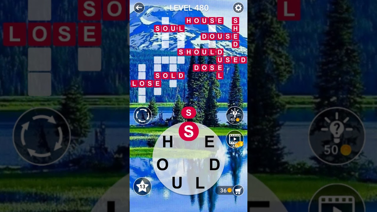 Word Crossword Search level 480