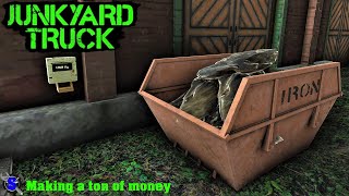 Earning a lot of money | Junkyard truck