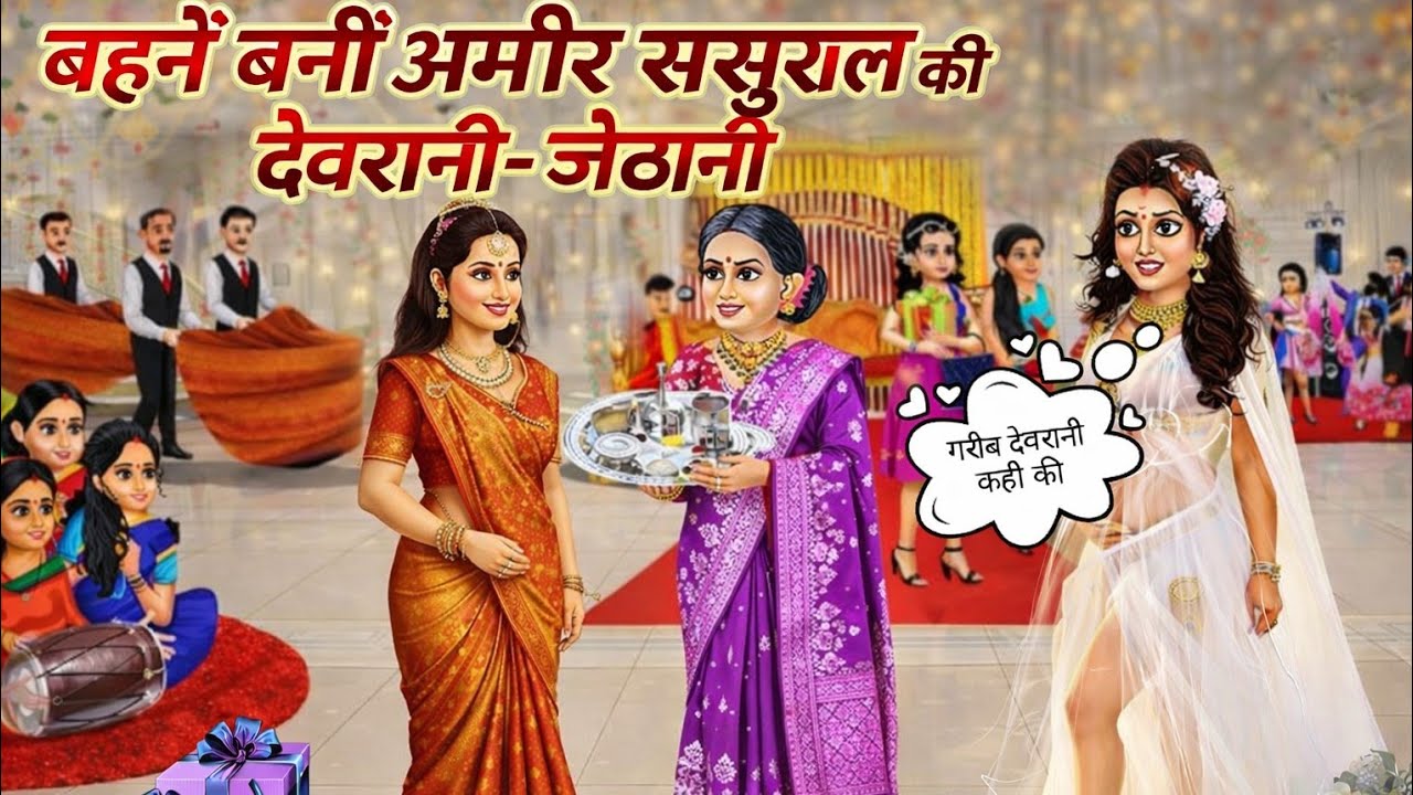 बहने बनी अमीर ससुराल में देवरानी जेठानी Sisters became rich in-laws' house and became sister-in-laws