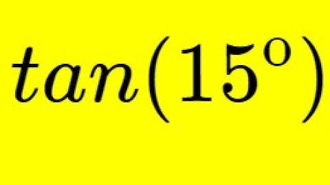 Tan(15)