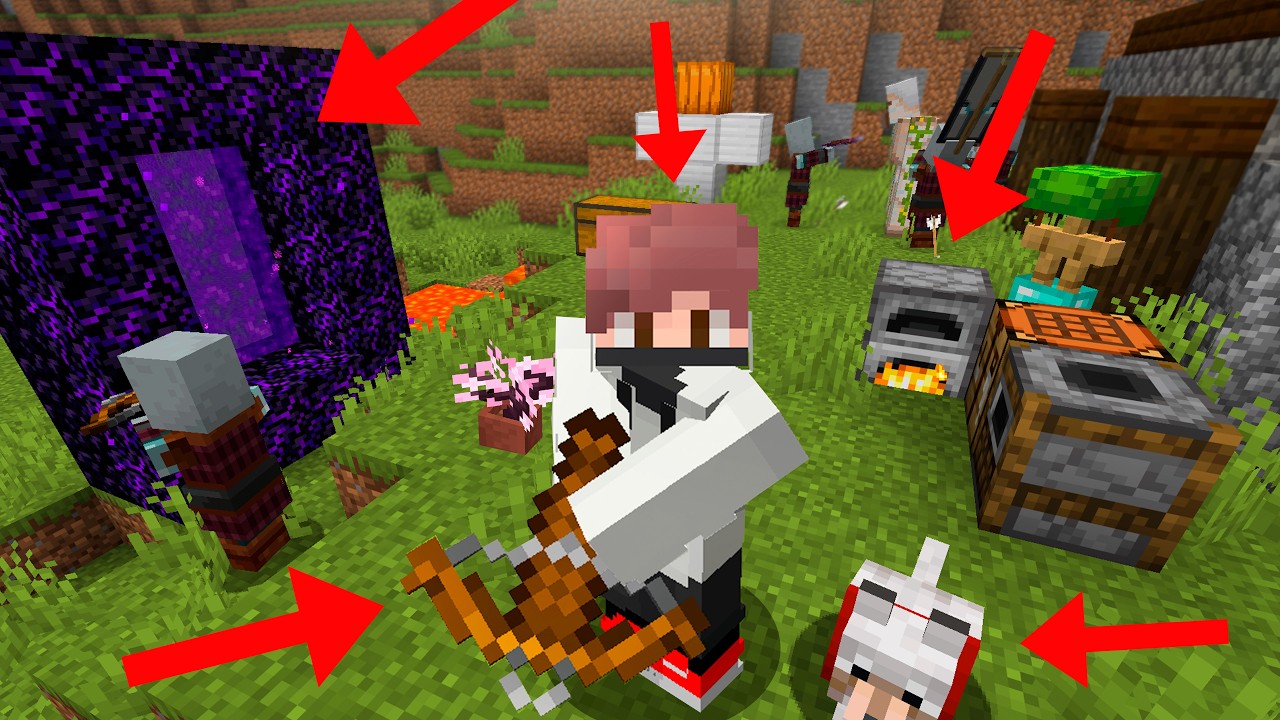 ¿CUÁNTOS ERRORES ENCUENTRAS en esta FOTO de MINECRAFT?