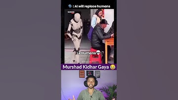AI Robot and Humans 🤣 #shortsfeed #trendingshorts #funny #viralvideo #comedy #robot #ai