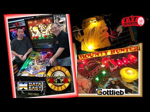 1463 GUNS ROSES BOUNTY HUNTER STARGATE ROAD KINGS Pinball Machines TNT Amusements